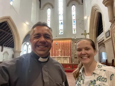 Fr Joe and Megan Rushbrook